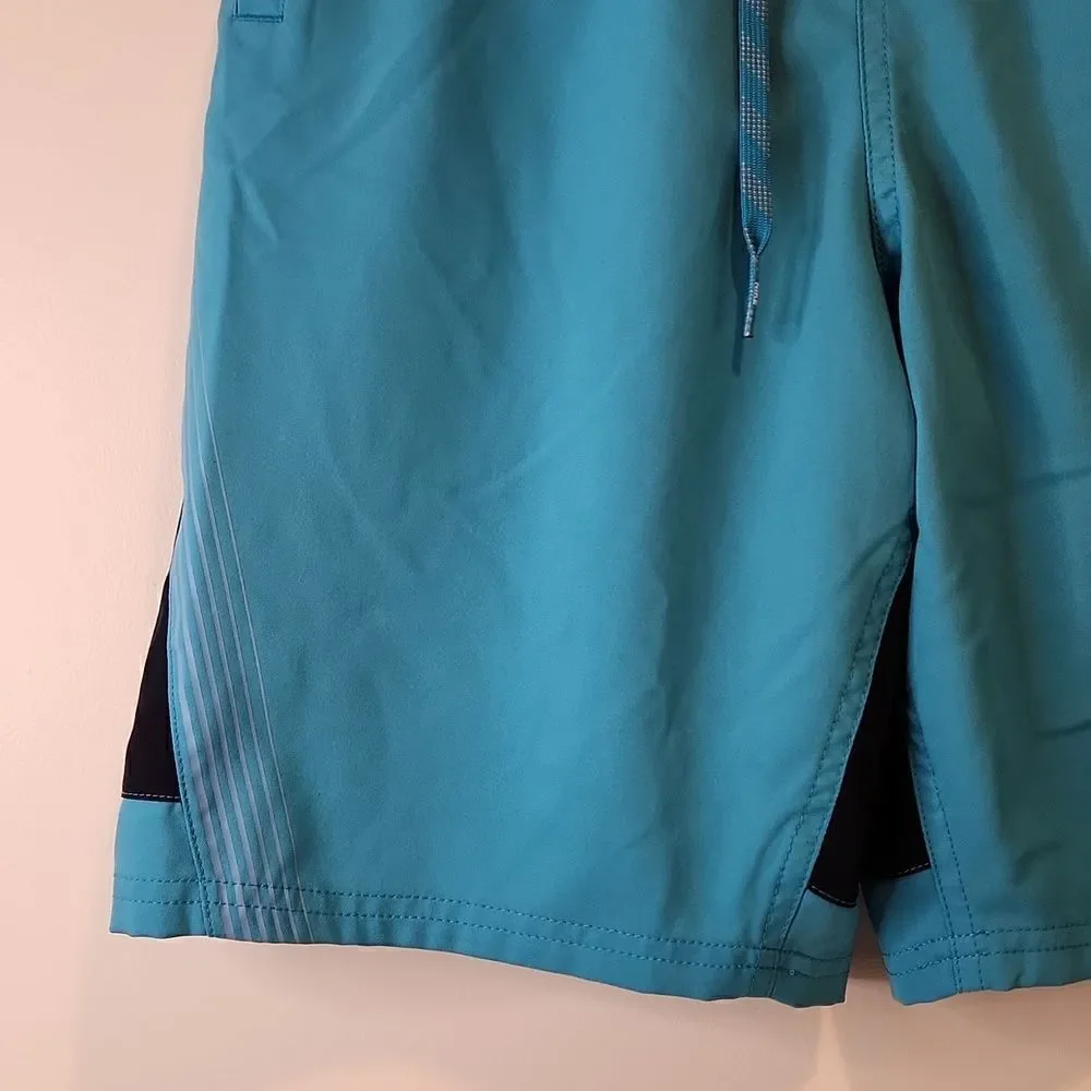 Nike Swim Trunks Bathing Suit With Lining Men's Sz Small Baby Blue EUC NICE!